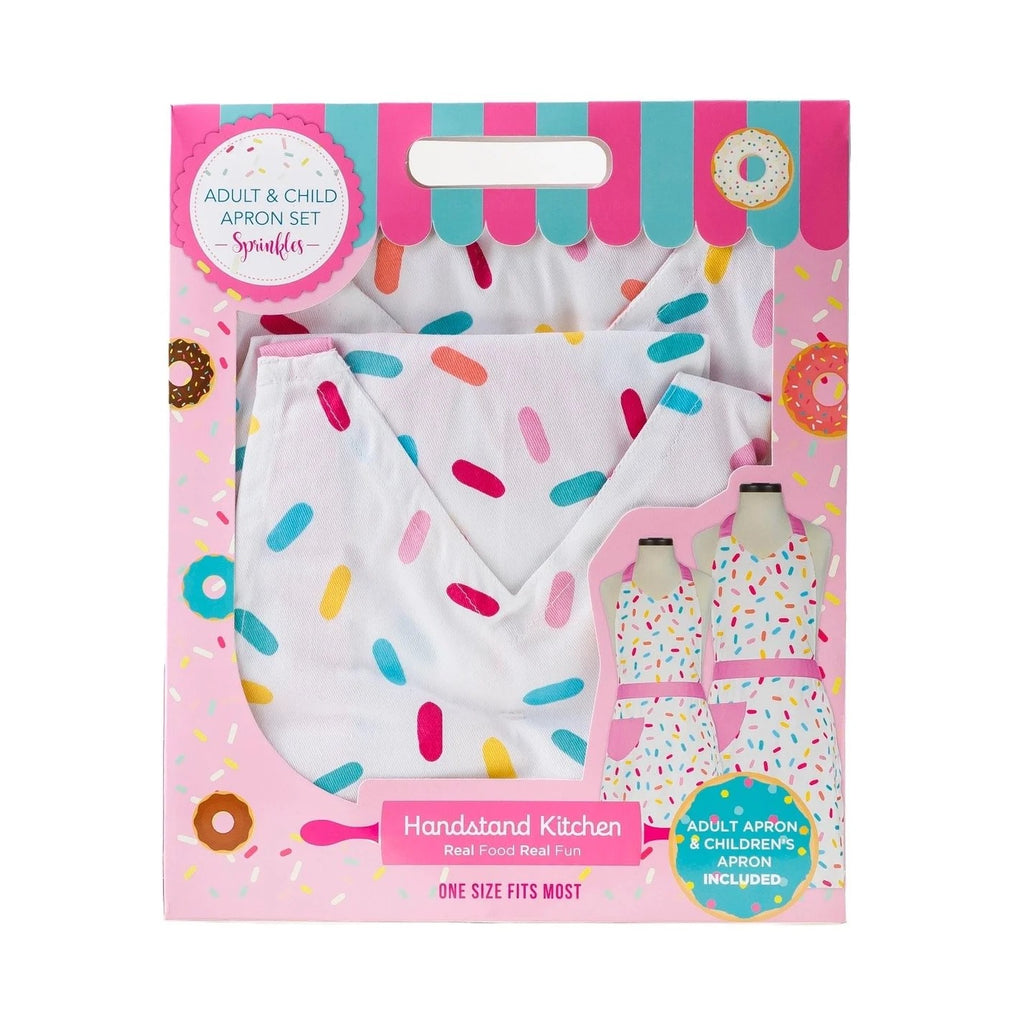 Sprinkles Adult and Youth Apron Set - Matching Gift Set