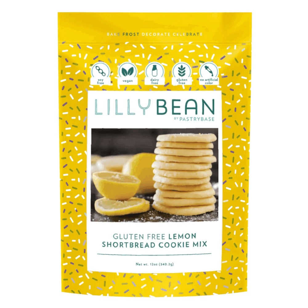 Lillybean Lemon Shortbread Cookie Mix (Gluten-Free)