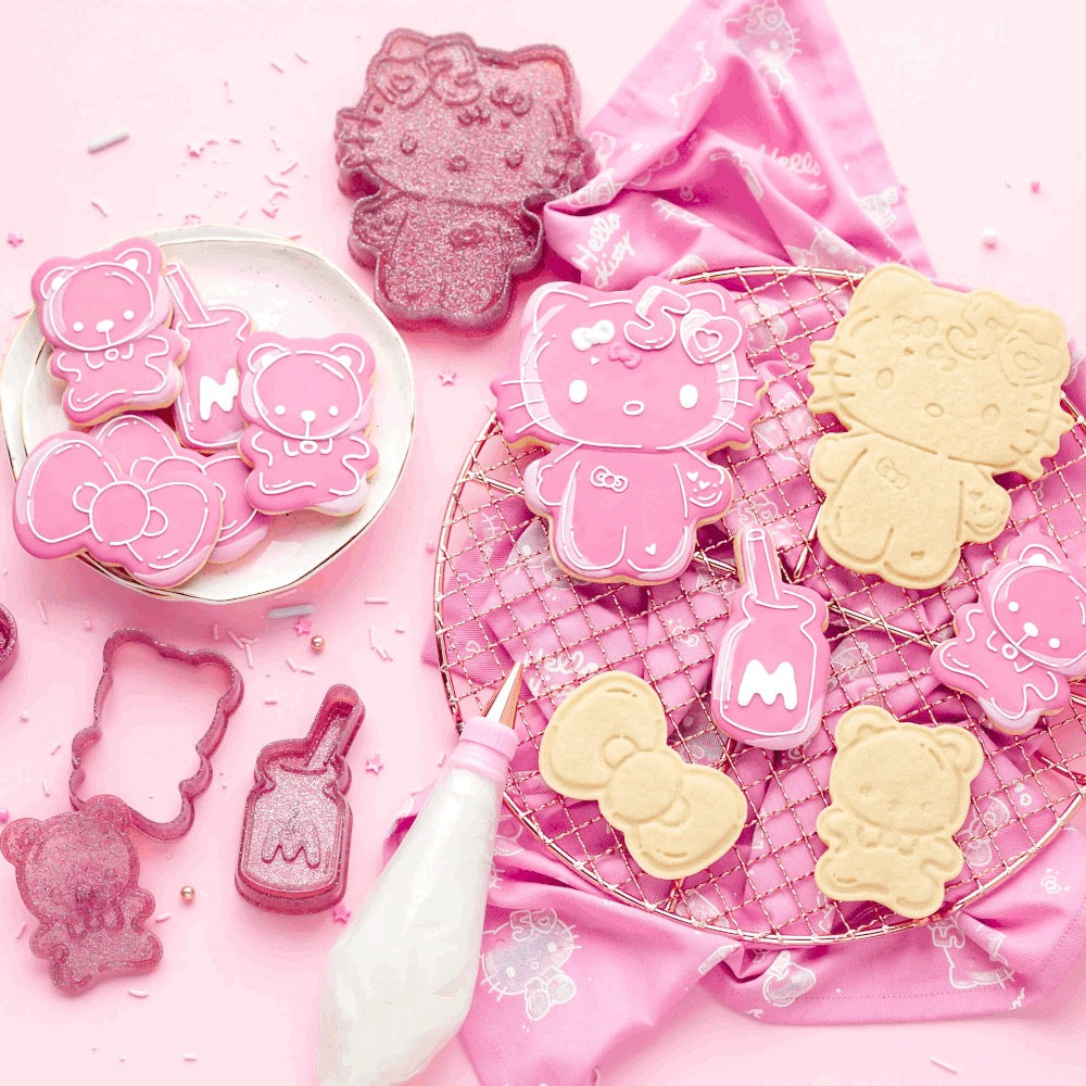 Hello Kitty® 50th Anniversary Cookie Stamp and Frosting Set