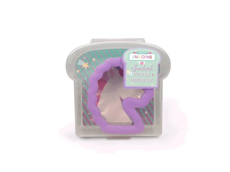 Unicorn Sandwich Cutter Lunch Set