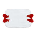 Mary Square Platter Bow Large